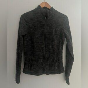 Lululemon Forme Jacket (Cuffins) Deep Coal size 6